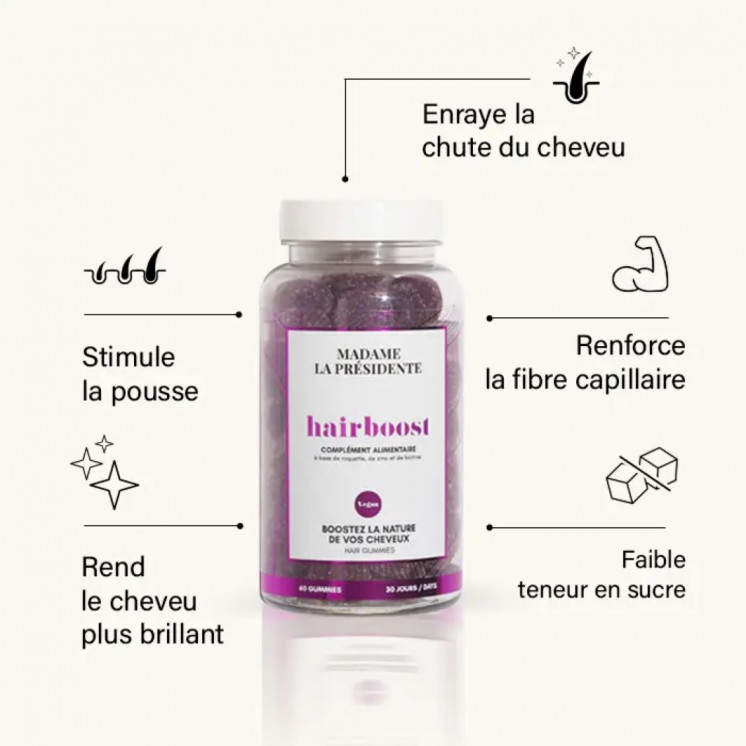 Gummies cheveux - Hairboost